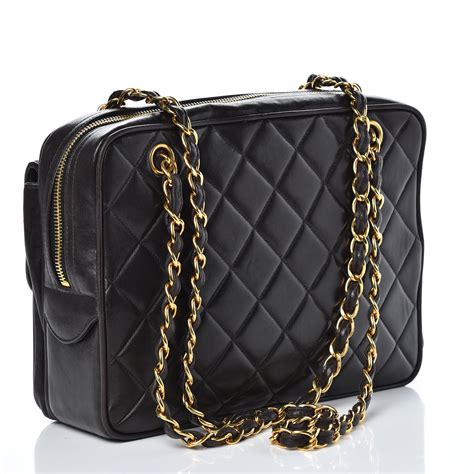 black chanel bag quilted